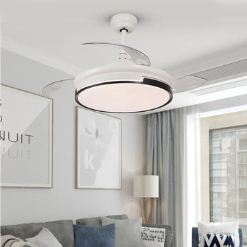 LED осветително тяло Summer White с вентилатор, еквивалент 300W, с дистанционно