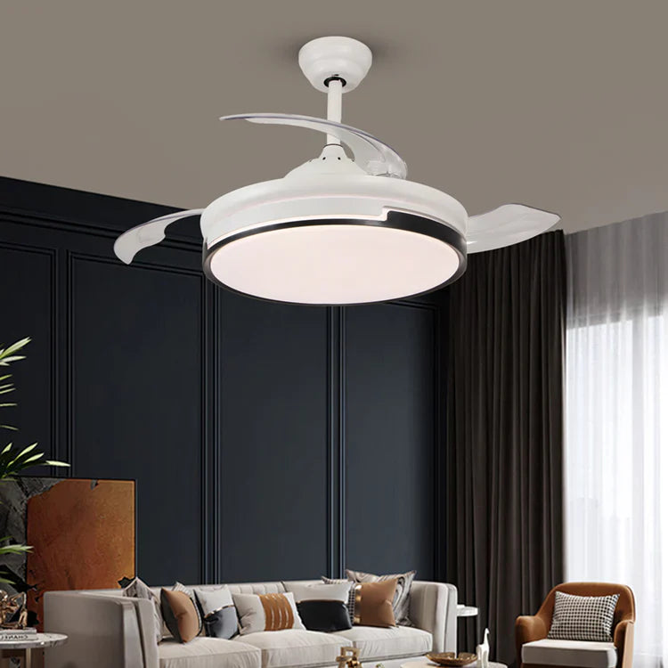 LED осветително тяло Summer White с вентилатор, еквивалент 300W, с дистанционно