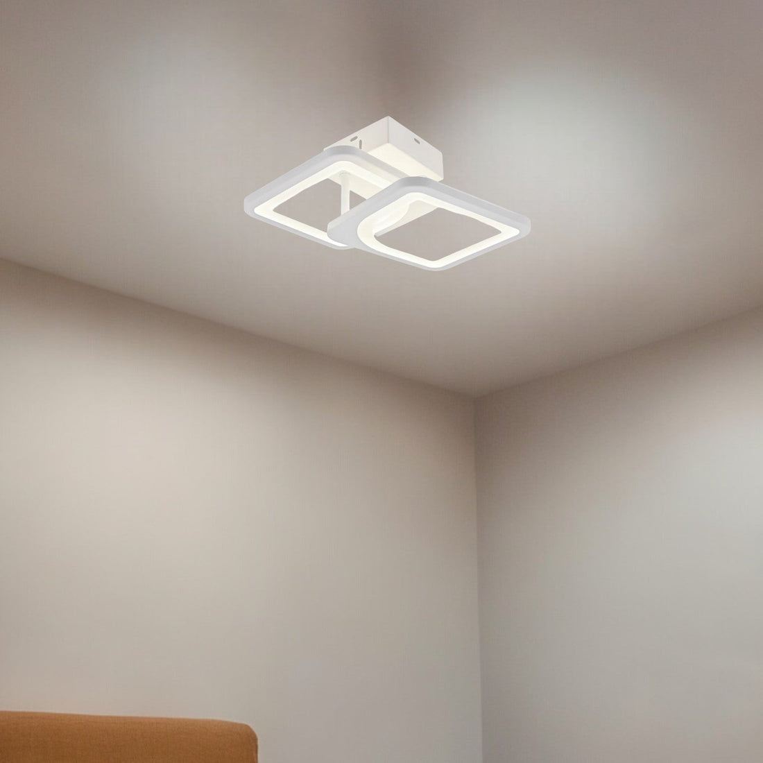 LED осветително тяло Yanna Square БЯЛ Еквивалент 120W Дистанционно управление