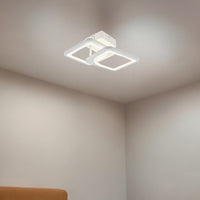 LED осветително тяло Yanna Square БЯЛ Еквивалент 120W Дистанционно управление