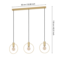 Lustra 3xE27 MANIZALES 98835 AURIE / ABAJUR Chandeliers