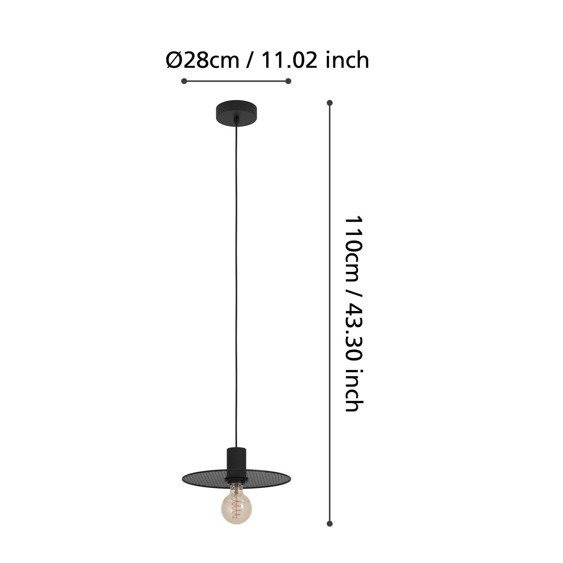 Пендел IKESTON E27 IP20
