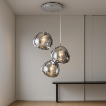 Осветително тяло абажур висящо Chrome Orbs 3xE27