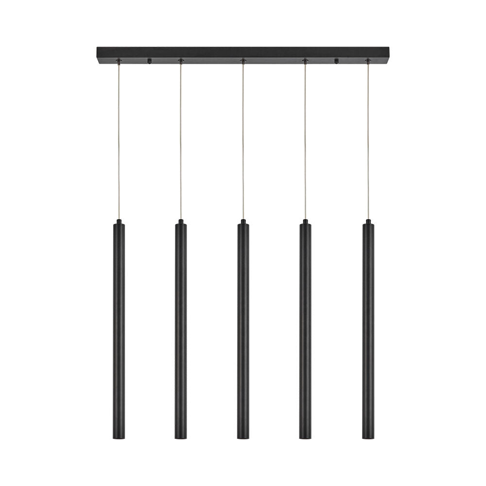 Окачено осветително тяло ORION BLACK Линейно 5xG9