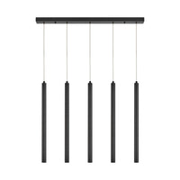 Окачено осветително тяло ORION BLACK Линейно 5xG9