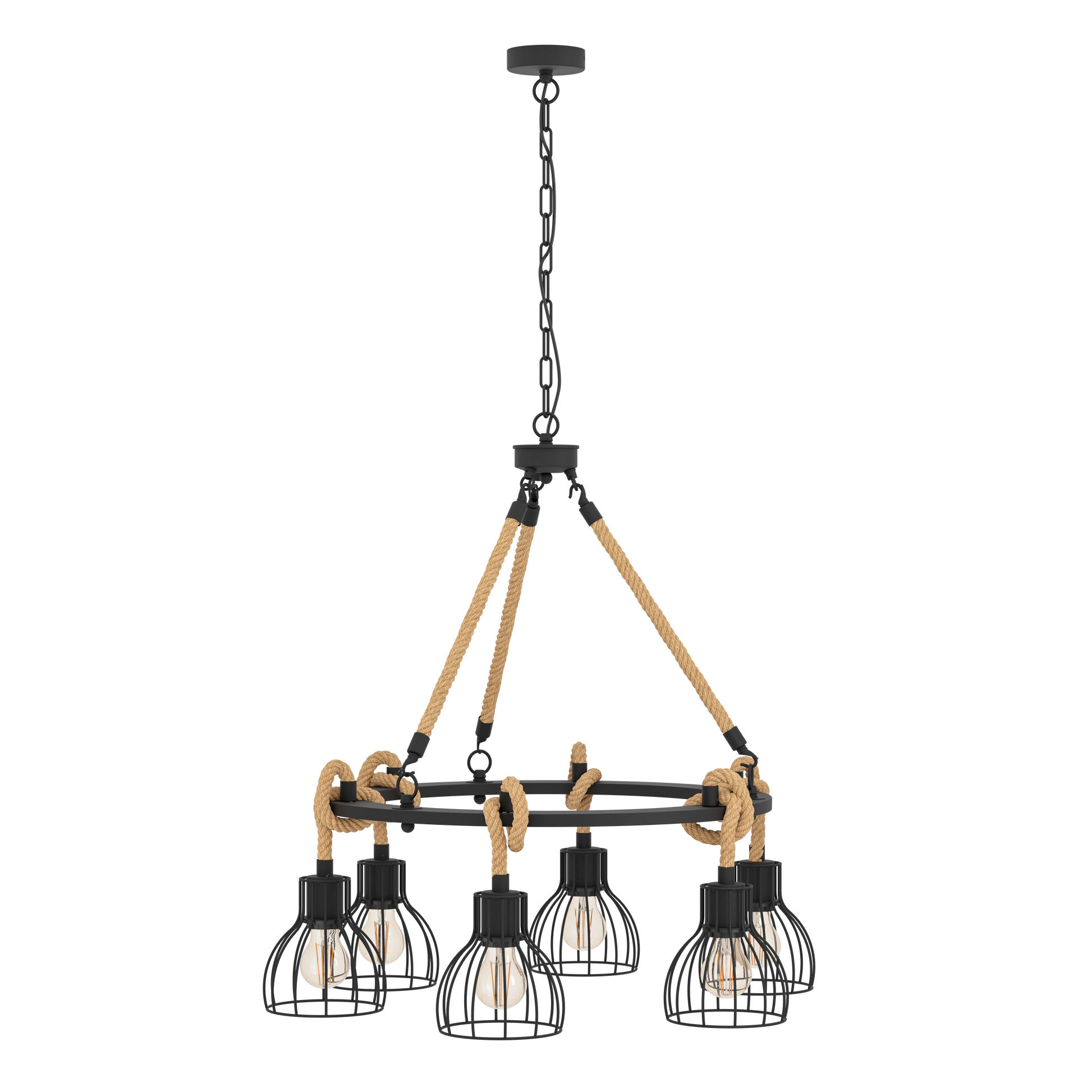 Осветително тяло висящо RAMPSIDE Rope 76CM