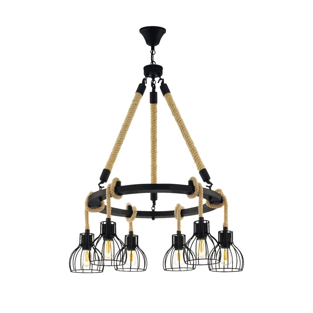 Осветително тяло висящо RAMPSIDE Rope 76CM