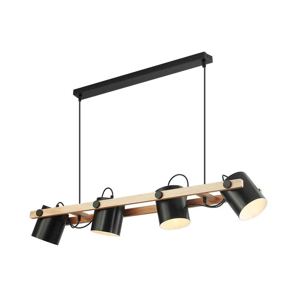 Осветително тяло Wood Delight, висящо, 4xE27, 100CM