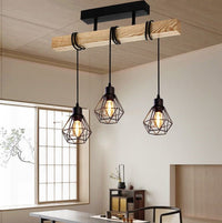 Осветително тяло Wood Style 3XE27 C22680-3