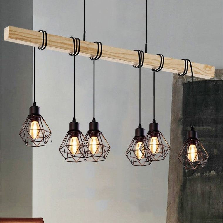 Осветително тяло Wood Style 6XE27 C22680-6
