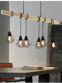 Осветително тяло Wood Style 6XE27 C22680-6