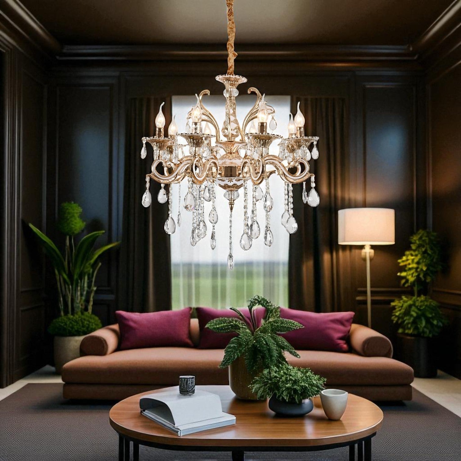 Кристален неокласически полилей Gold Elegance