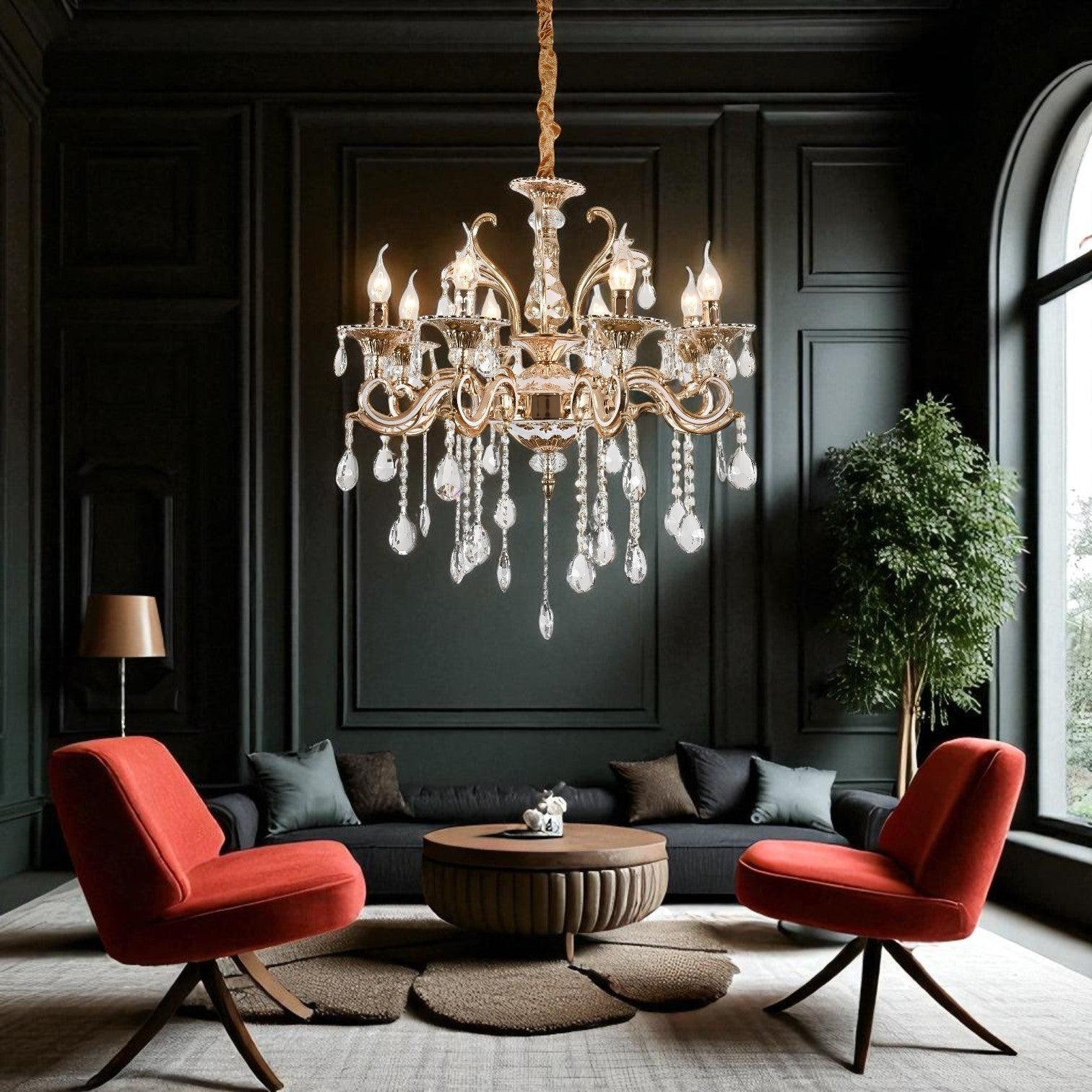 Кристален неокласически полилей Gold Elegance