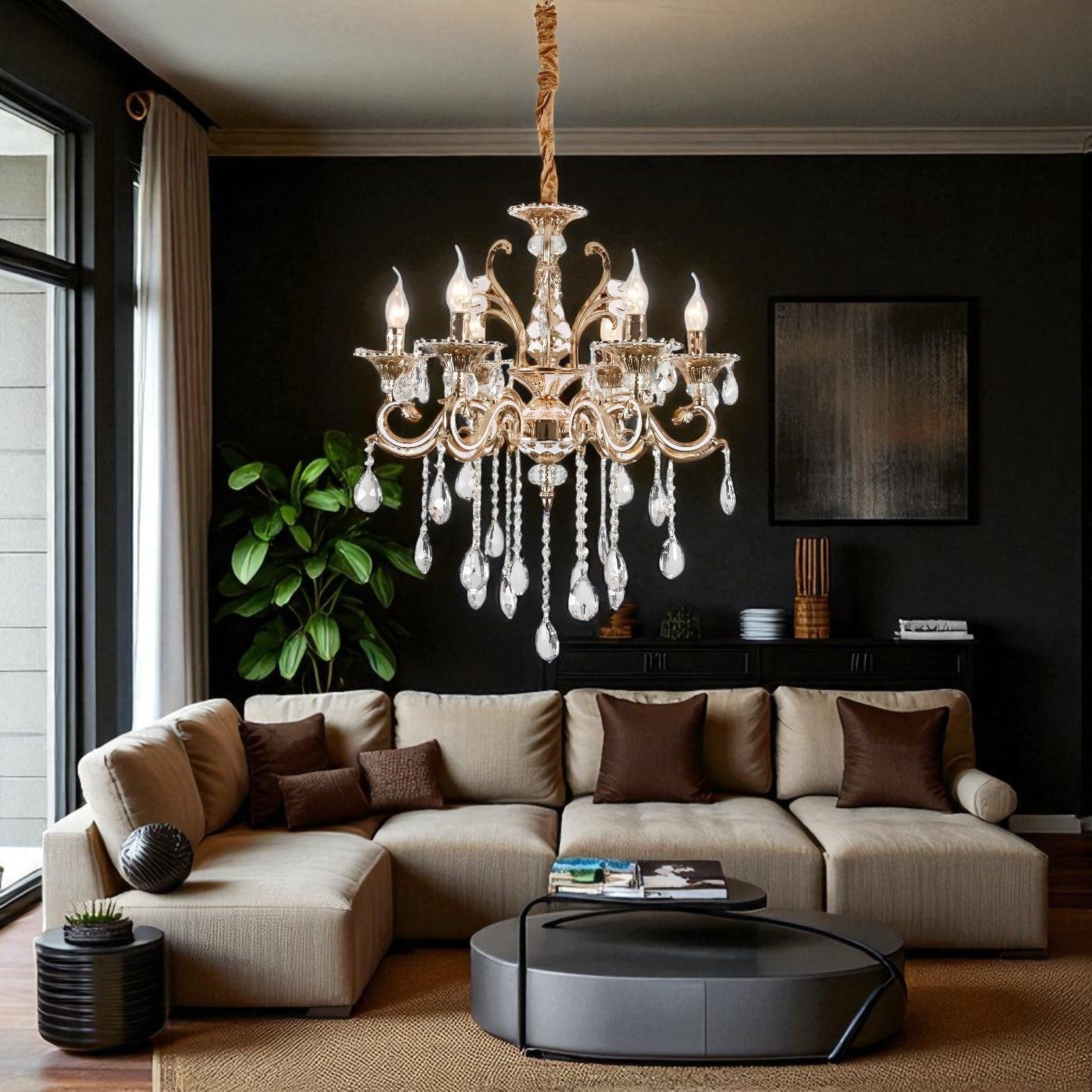 Кристален неокласически полилей Gold Elegance
