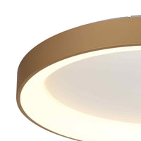 LED плафон BELLA GOLD, 3 вида светлина от бутон, еквивалент 400W