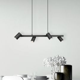 Осветително тяло висящо GATUELA 1 Black 110CM