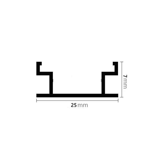 Алуминиев профил за LED лента за под 2 МЕТРА
