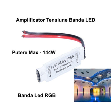 Мини усилвател RGB 12A 12V