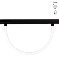 LED спот 7W 50cm магнитен черен гъвкав неон