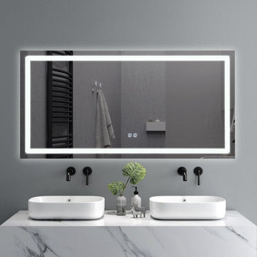 LED огледало 120x70cm с функция против замъгляване и Touch J23