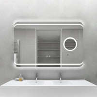 LED огледало 90x60cm с функция против замъгляване, Touch и лупа J41