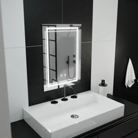 Oglinda LED Rectangulara 50x70cm Touch Sistem Dezaburire E37S 50x70CM / FRAMELESS LED MIRROR