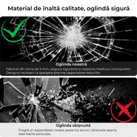 Oglinda Led Rgb 80X60Cm 3 Lumini Dezaburire Si Touch Od014-Rgb Mirror