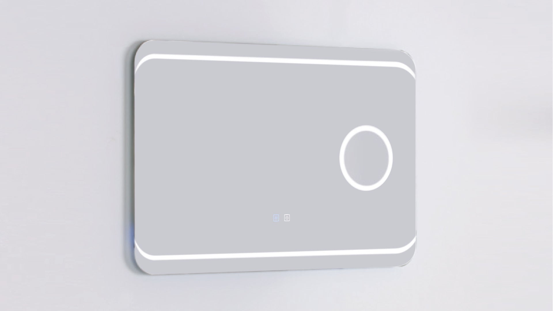 LED огледало 90x60cm с функция против замъгляване, Touch и лупа J41