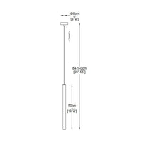 Пендел LED LOYA Black UltraSlim PearlBlack