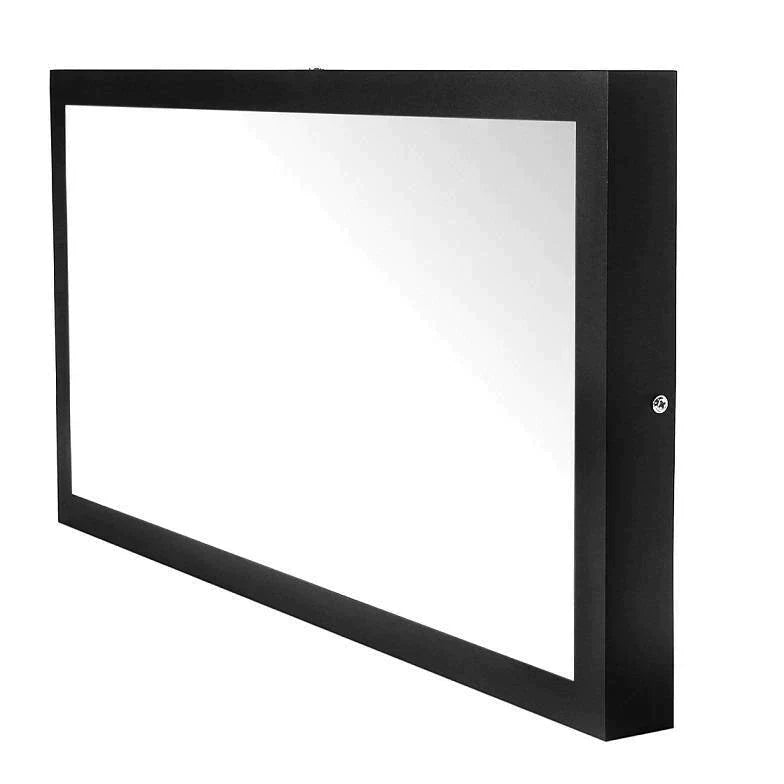 LED панел 36W 60x30cm черен за повърхностен монтаж