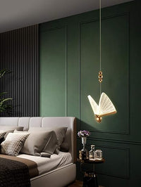 Пендел LED Modern Nordic Butterfly Gold