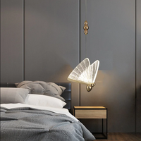 Пендел LED Modern Nordic Butterfly Gold