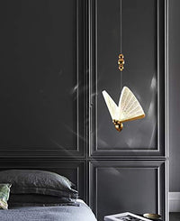 Пендел LED Modern Nordic Butterfly Gold