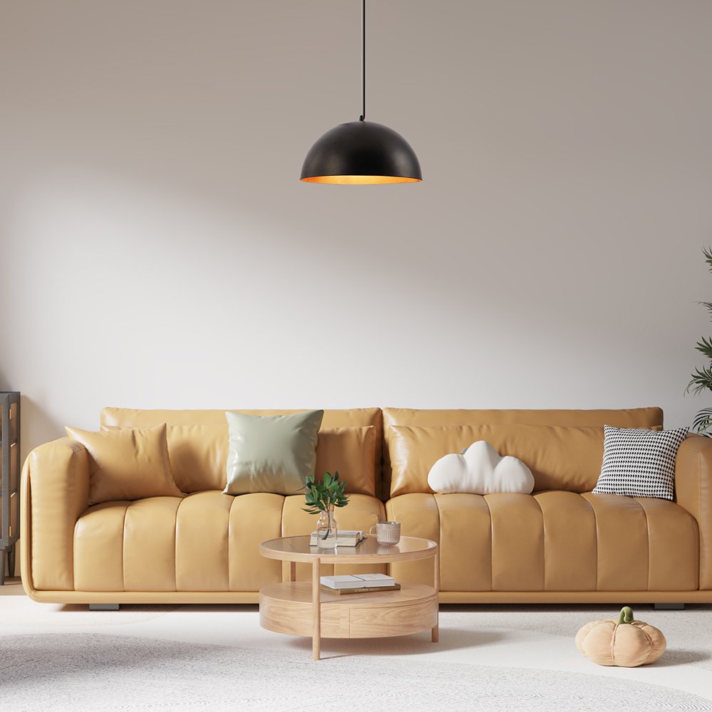 Модерен пендел E27 Golden Dark Dome