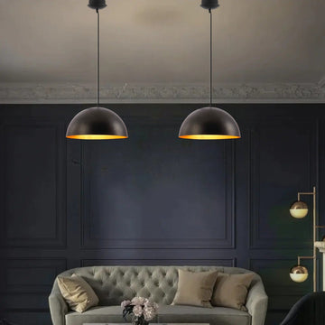 Модерен пендел E27 Golden Dark Dome