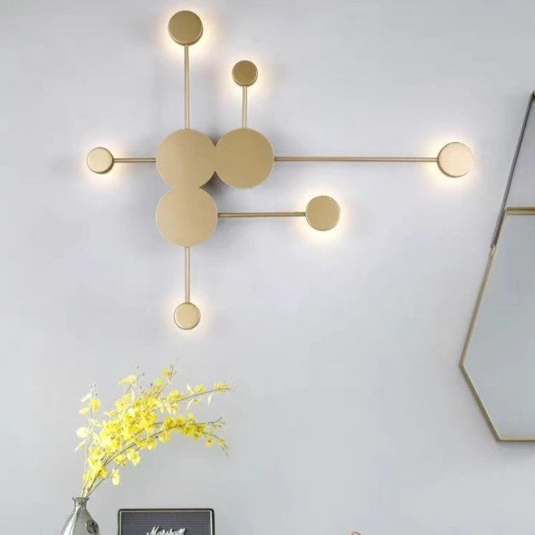 LED аплик Modern Style-6 Gold еквивалент 200W