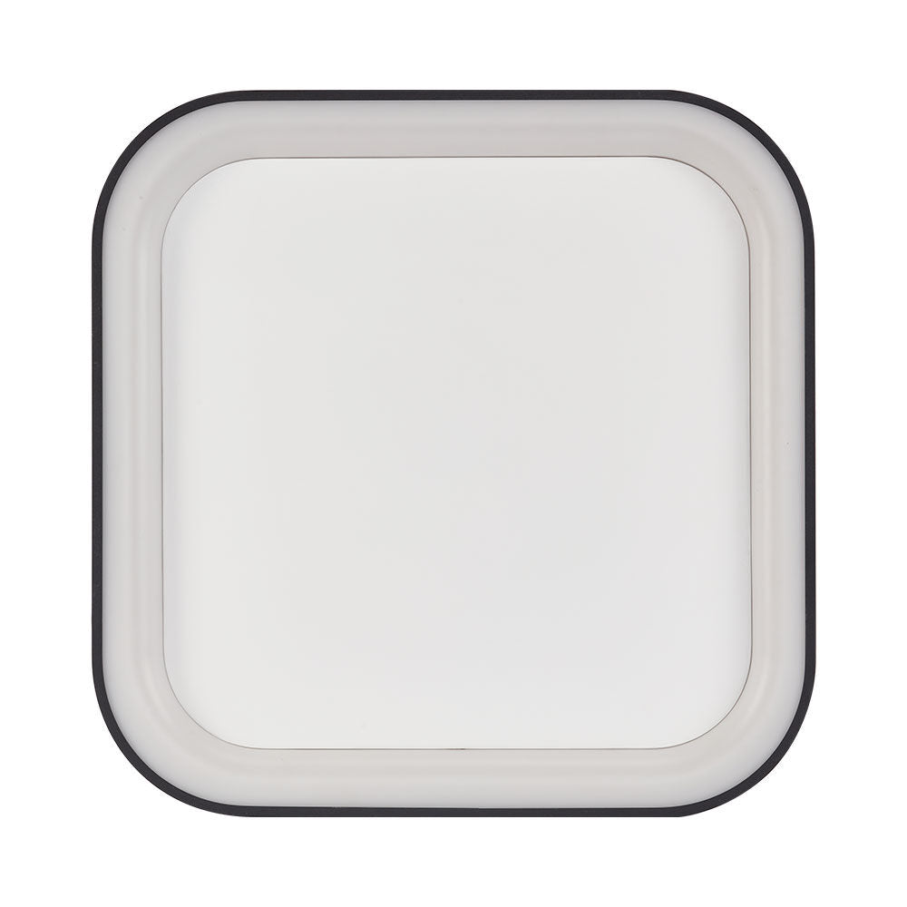 Плафониера LED Black Square 48cm Еквивалент 200W
