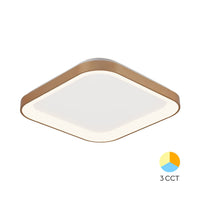 LED плафон Gold Square 48cm еквивалент 200W