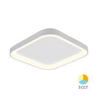 LED плафон White Square 48cm Еквивалент 200W
