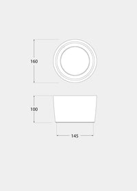 LED плафон Livia 10W CCT за външен монтаж Fumagalli