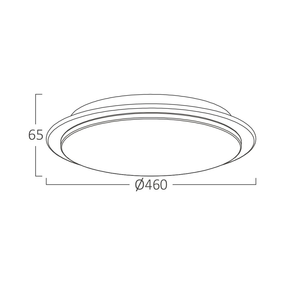LED плафон PAOLA кръгъл еквивалент 200W