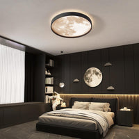 LED плафониера Dark MOON еквивалент 300W с дистанционно