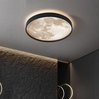 LED плафониера Dark MOON еквивалент 300W с дистанционно