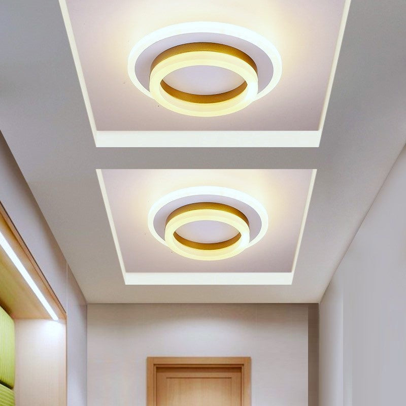LED осветително тяло 50W RING GOLD Еквивалент 200W