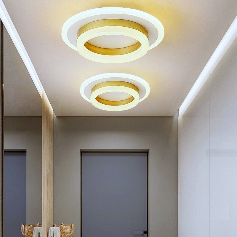 LED осветително тяло 50W RING GOLD Еквивалент 200W