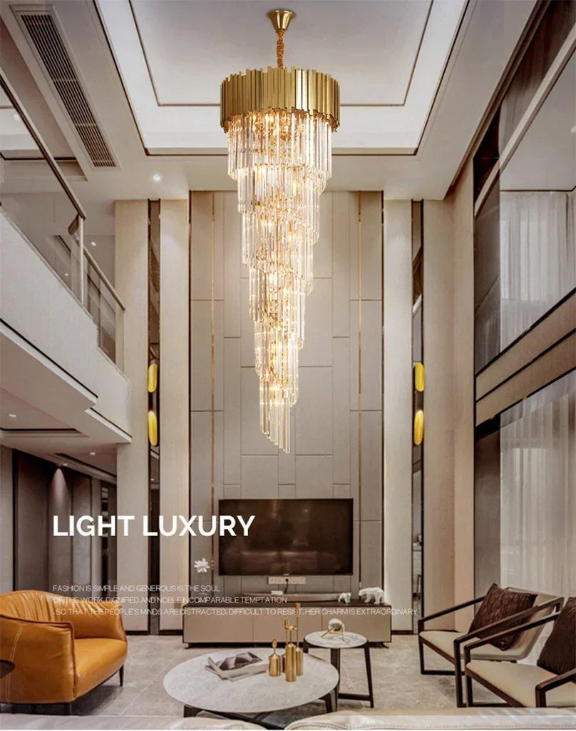 Полилей кристал GLORY GOLDEN LUXURY 180cm