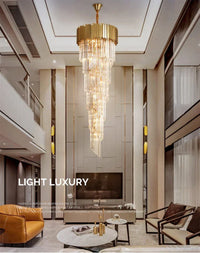 Полилей кристал GLORY GOLDEN LUXURY 180cm