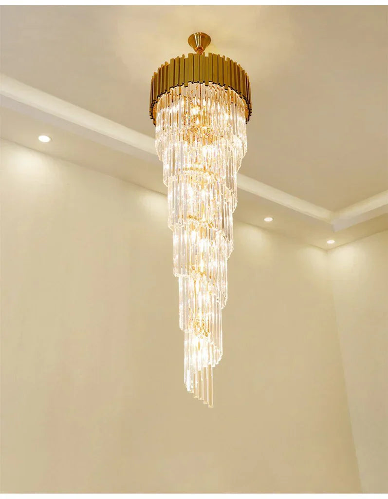 Полилей кристал GLORY GOLDEN LUXURY 180cm