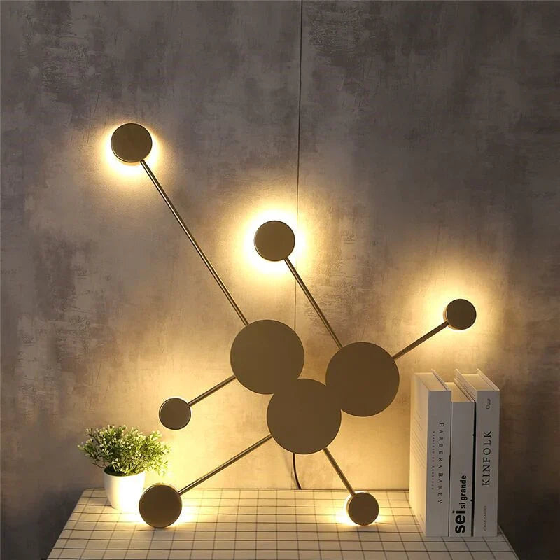 LED аплик Modern Style-6 Gold еквивалент 200W