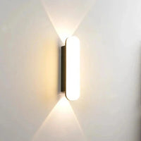 LED аплик за външен монтаж 12W Черен Full Dispersion еквивалент 150W